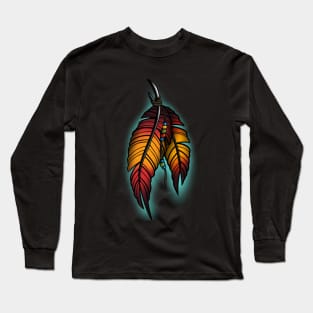 Native American feathers Long Sleeve T-Shirt